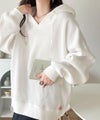 Classical Elf 《JaVa ジャバコラボ》毎日着たい、今っぽゆるっとシルエット。綿100%オーバーサイズワッフルパーカー商品サムネイル-11