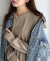 Classical Elf 《JaVaジャバコラボ》後姿が可愛い◎配色ステッチワッフルロングワンピース(長袖)商品サムネイル-26
