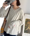 Classical Elf 《JaVa ジャバコラボ》シンプルなのに、存在感。綿100%Vネック切り替えロンT(長袖)商品サムネイル-28