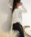 Classical Elf 【mily bilet】"秋もこの子と一緒♪"ヴィンテージライクな存在感。ドットデニムフリンジワッペン使いロンT(長袖)商品サムネイル-13