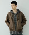 URBAN COLLECTION  フェイクスエード オーバーサイズ リブブルゾン メンズ商品サムネイル-4