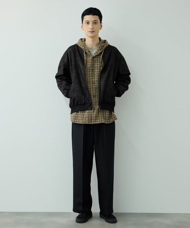 URBAN COLLECTION  フェイクスエード オーバーサイズ リブブルゾン メンズ商品画像-9