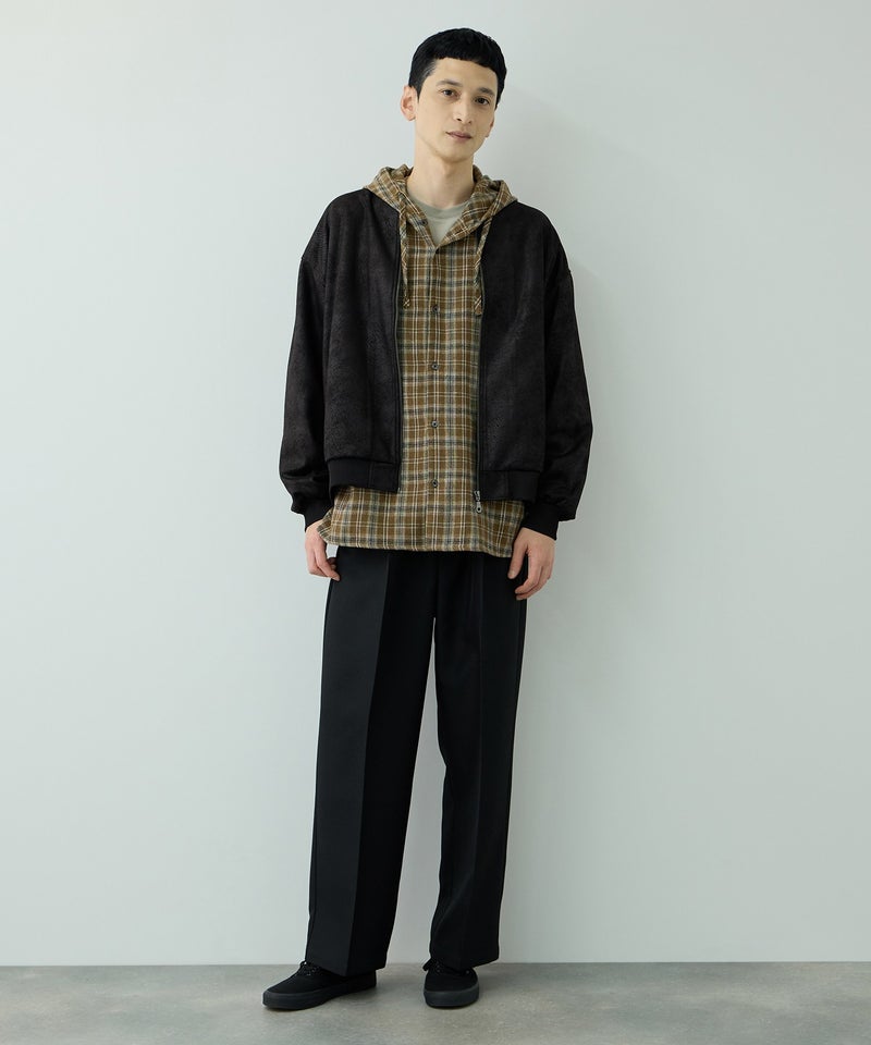 URBAN COLLECTION  フェイクスエード オーバーサイズ リブブルゾン メンズ商品画像-10