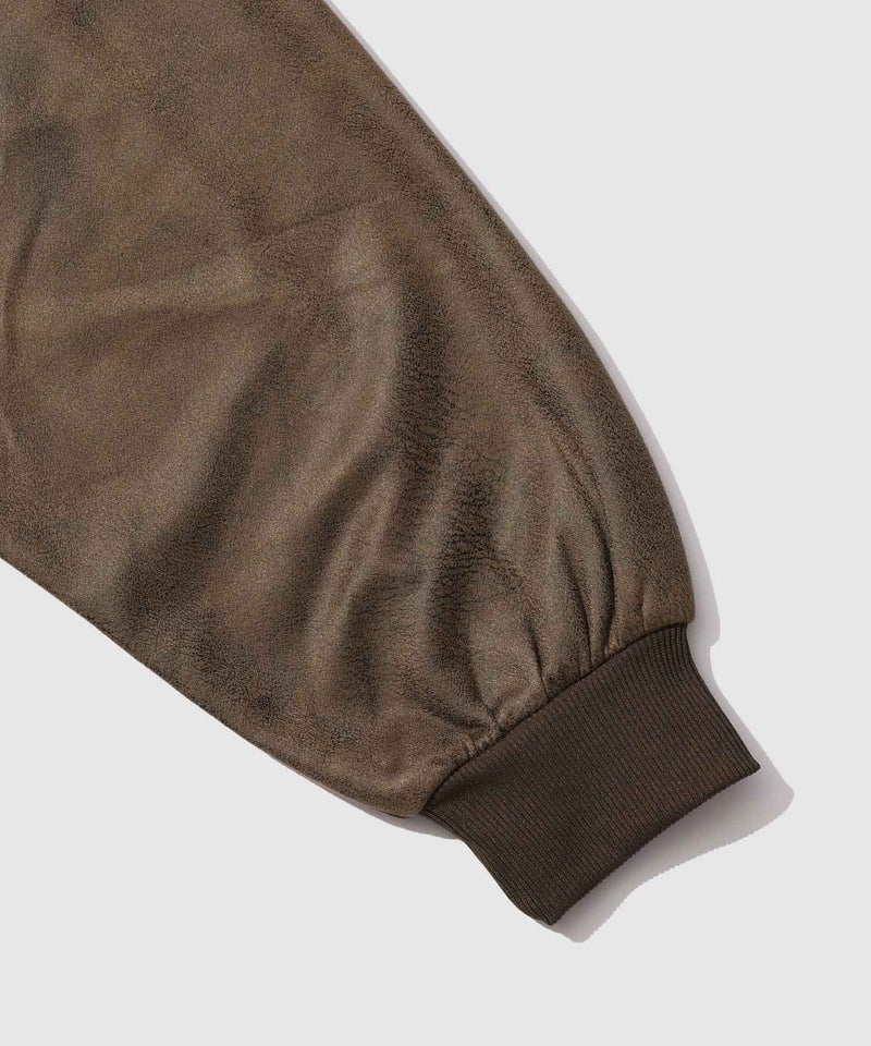 URBAN COLLECTION フェイクスエード オーバーサイズ リブブルゾン メンズ商品画像-15
