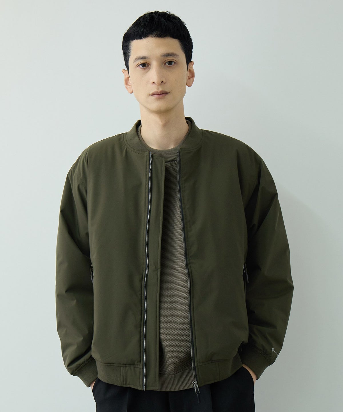 NAVY シャットアウター 裏シャギーリブブルゾン メンズ