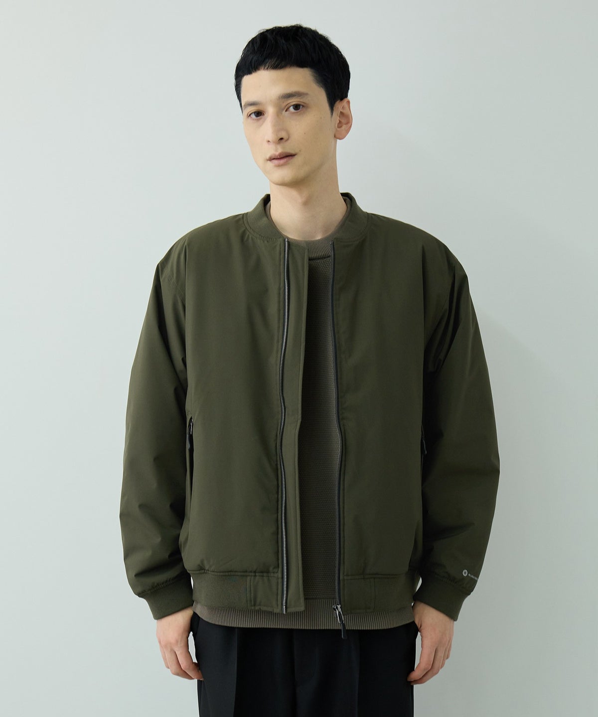 NAVY シャットアウター 裏シャギーリブブルゾン メンズ