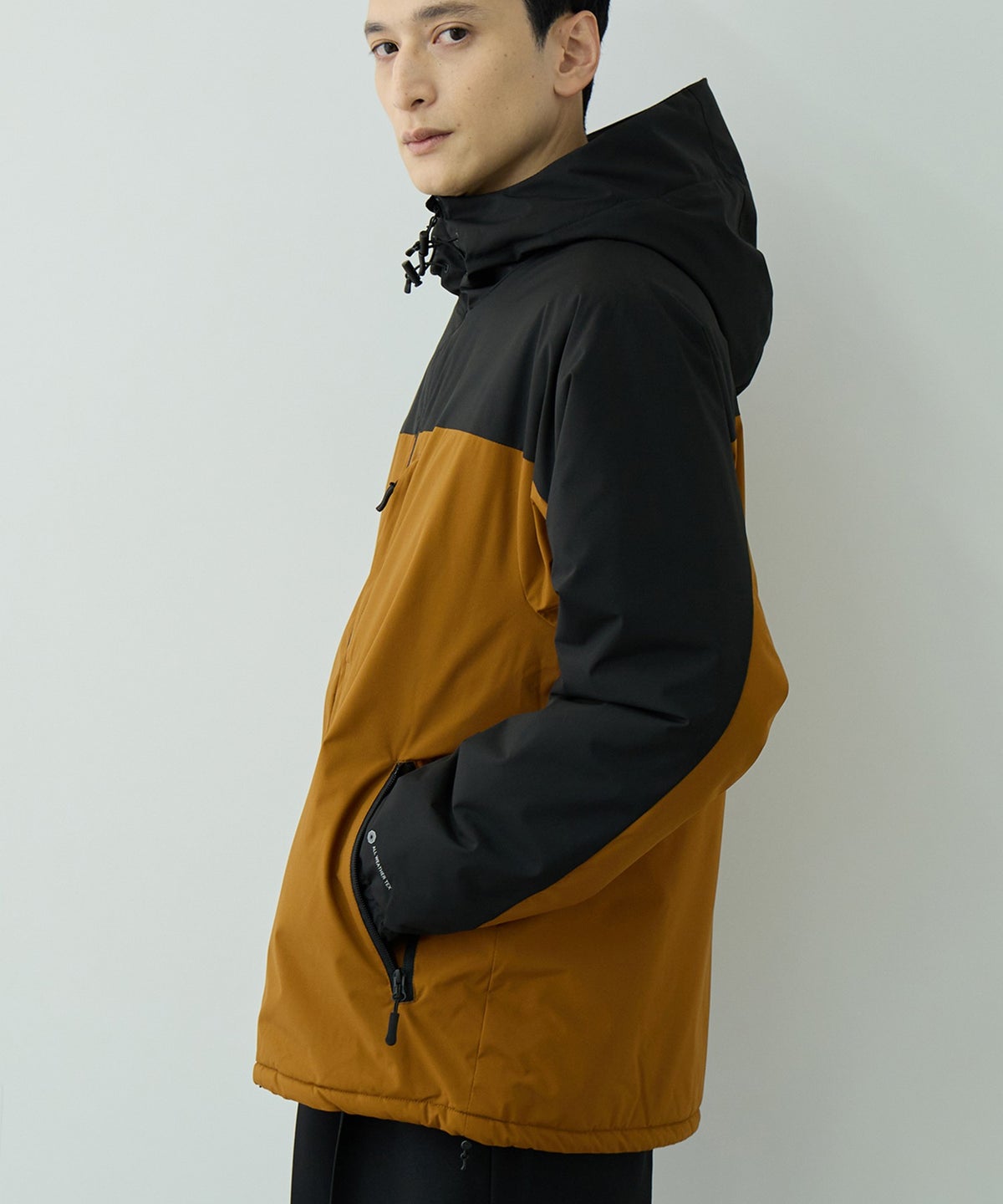 NAVY シャットアウター 裏シャギーパーカー メンズ