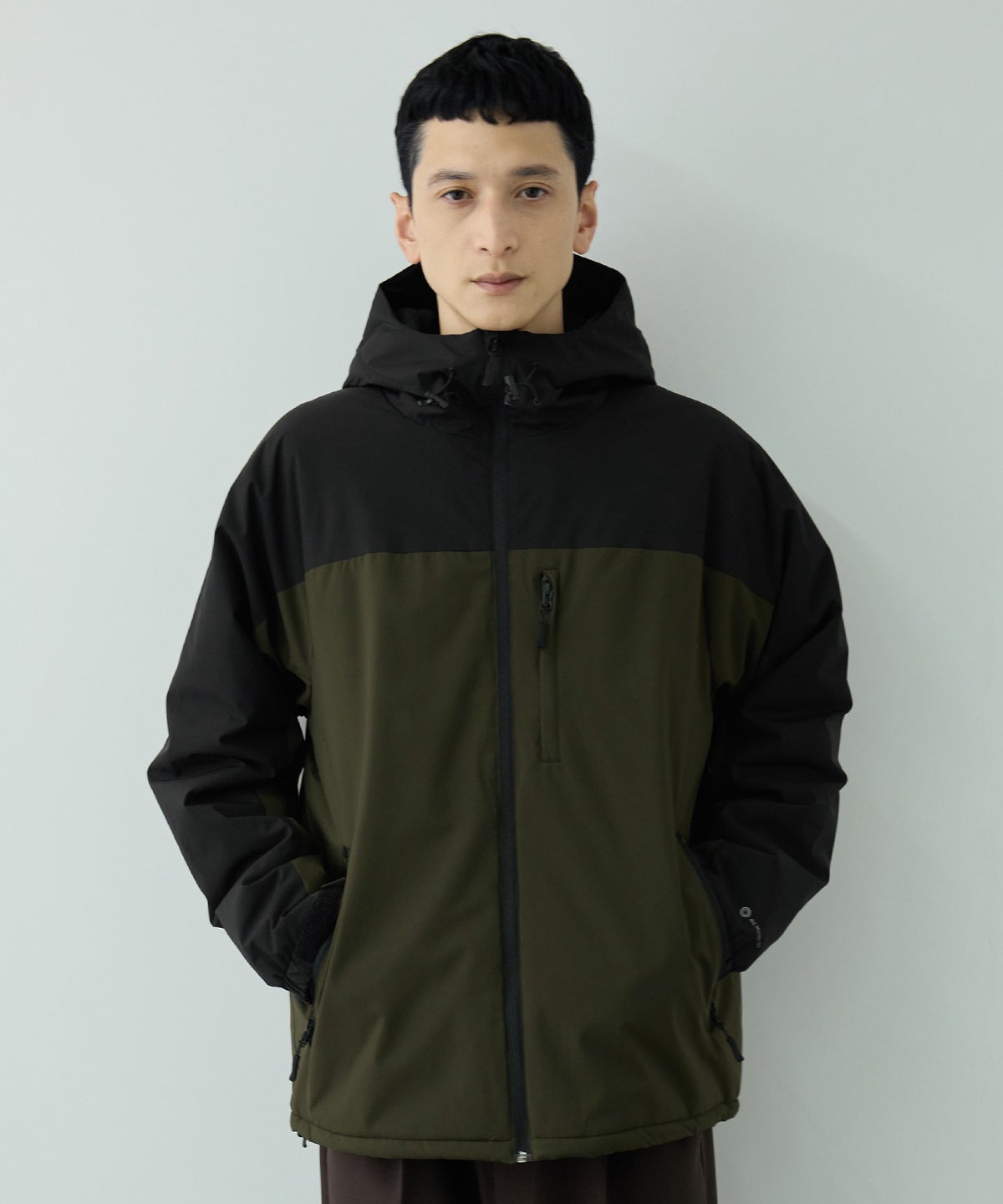NAVY シャットアウター 裏シャギーパーカー メンズ