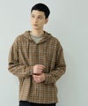 URBAN COLLECTION  起毛チェックシャツパーカー メンズ商品サムネイル-3