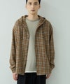 URBAN COLLECTION  起毛チェックシャツパーカー メンズ商品サムネイル-8