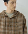 URBAN COLLECTION  起毛チェックシャツパーカー メンズ商品サムネイル-9