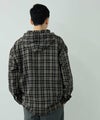 URBAN COLLECTION 起毛チェックシャツパーカー メンズ商品サムネイル-14