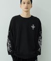 クロスモチーフプリント長袖Tシャツ メンズ商品サムネイル-1