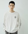 クロスモチーフプリント長袖Tシャツ メンズ商品サムネイル-2