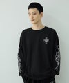 クロスモチーフプリント長袖Tシャツ メンズ商品サムネイル-3