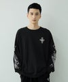 クロスモチーフプリント長袖Tシャツ メンズ商品サムネイル-4