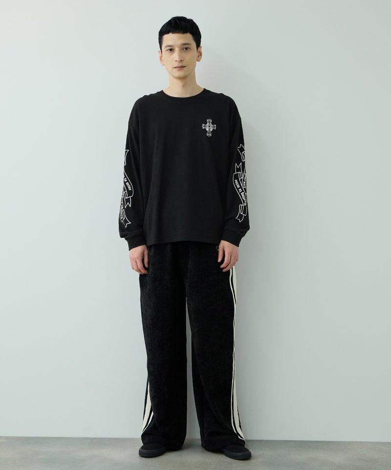 クロスモチーフプリント長袖Tシャツ メンズ商品画像-8