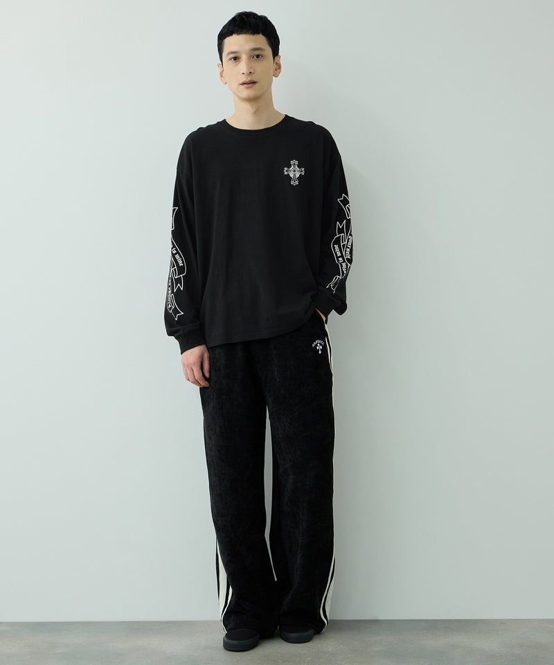 クロスモチーフプリント長袖Tシャツ メンズ商品画像-9