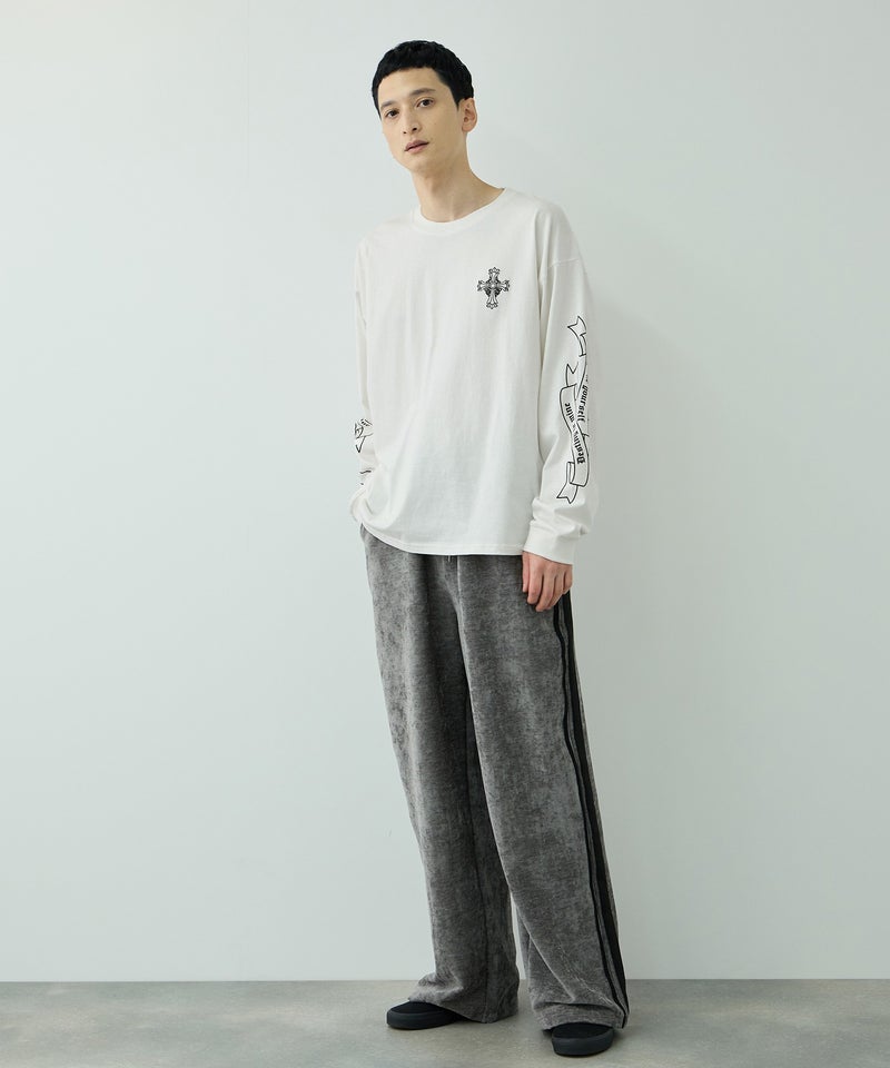 クロスモチーフプリント長袖Tシャツ メンズ商品画像-13