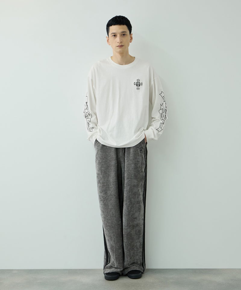 クロスモチーフプリント長袖Tシャツ メンズ商品画像-14