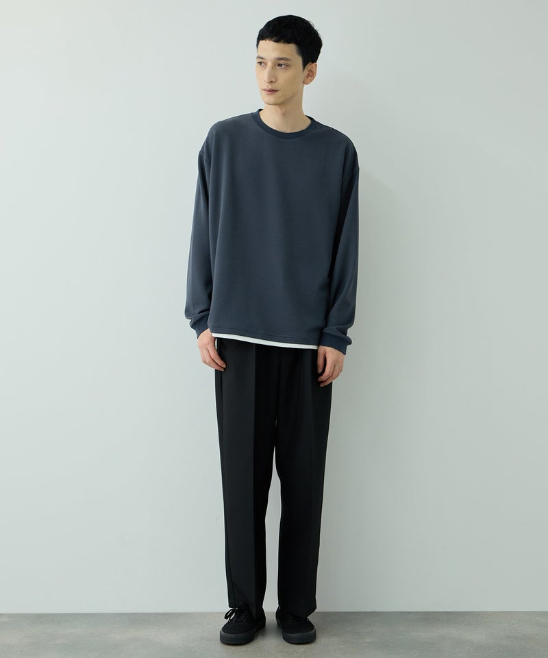 URBAN COLLECTION  ツイルジョーゼット フェイクレイヤード長袖Tシャツ メンズ商品画像-10