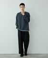 URBAN COLLECTION  ツイルジョーゼット フェイクレイヤード長袖Tシャツ メンズ商品サムネイル-12