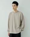 URBAN COLLECTION ツイルジョーゼット フェイクレイヤード長袖Tシャツ メンズ商品サムネイル-13