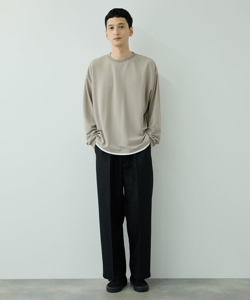 URBAN COLLECTION  ツイルジョーゼット フェイクレイヤード長袖Tシャツ メンズ商品画像-15
