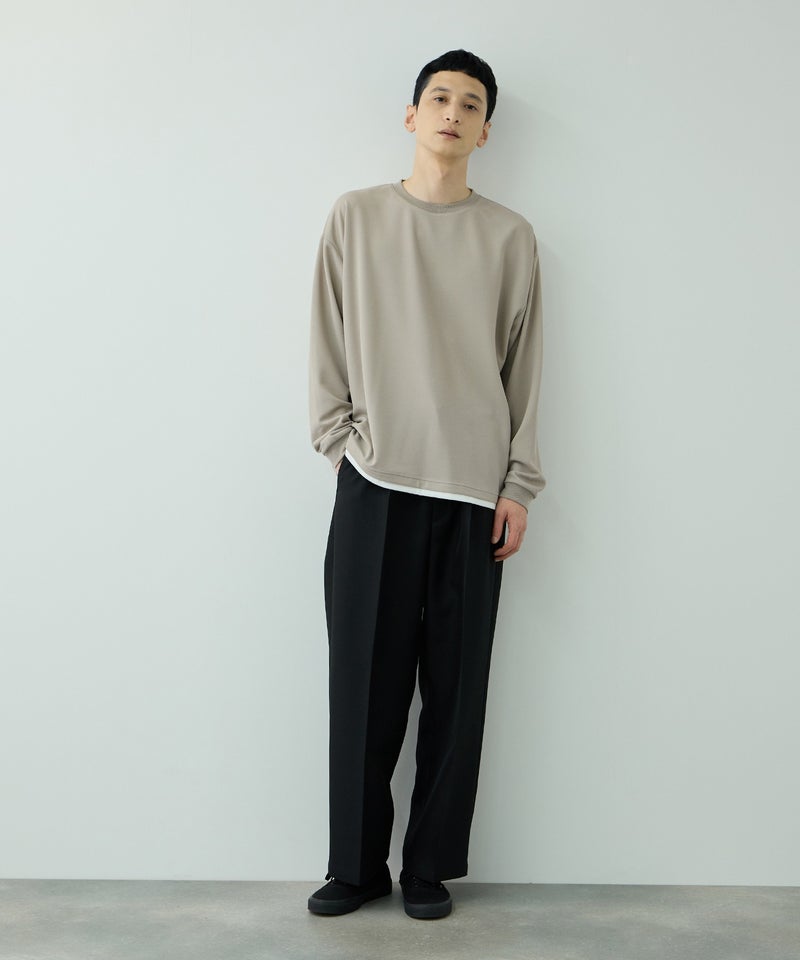 URBAN COLLECTION  ツイルジョーゼット フェイクレイヤード長袖Tシャツ メンズ商品画像-17
