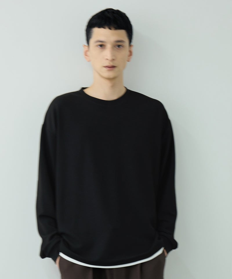 URBAN COLLECTION  ツイルジョーゼット フェイクレイヤード長袖Tシャツ メンズ商品画像-18