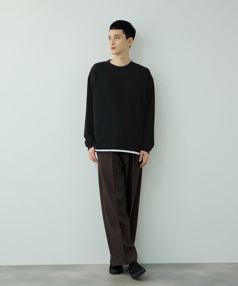 URBAN COLLECTION  ツイルジョーゼット フェイクレイヤード長袖Tシャツ メンズ商品画像-20