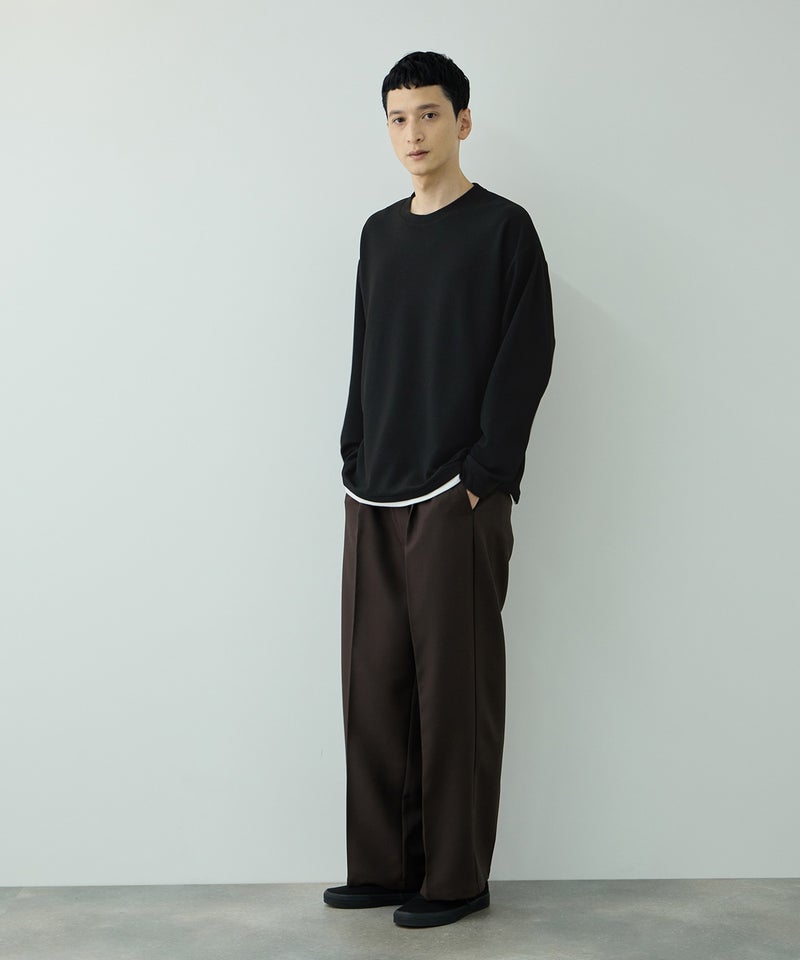 URBAN COLLECTION ツイルジョーゼット フェイクレイヤード長袖Tシャツ メンズ商品画像-21
