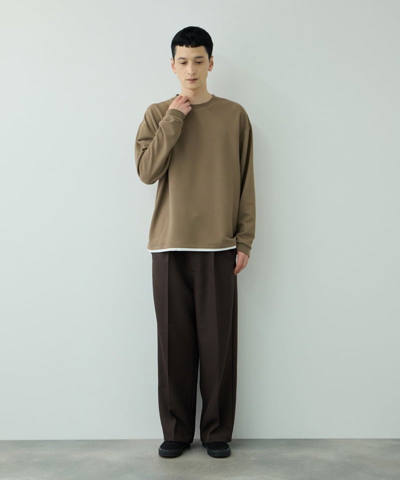 URBAN COLLECTION  ツイルジョーゼット フェイクレイヤード長袖Tシャツ メンズ商品画像-24