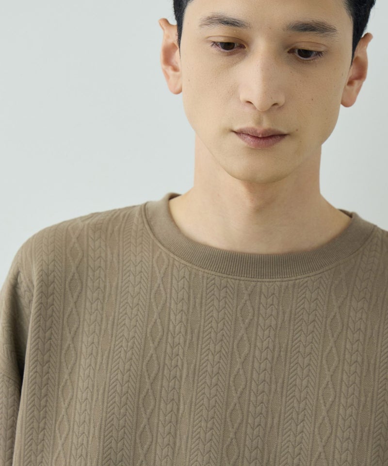 URBAN COLLECTION  DECOTEX ふくれジャガード スウェット メンズ商品画像-7