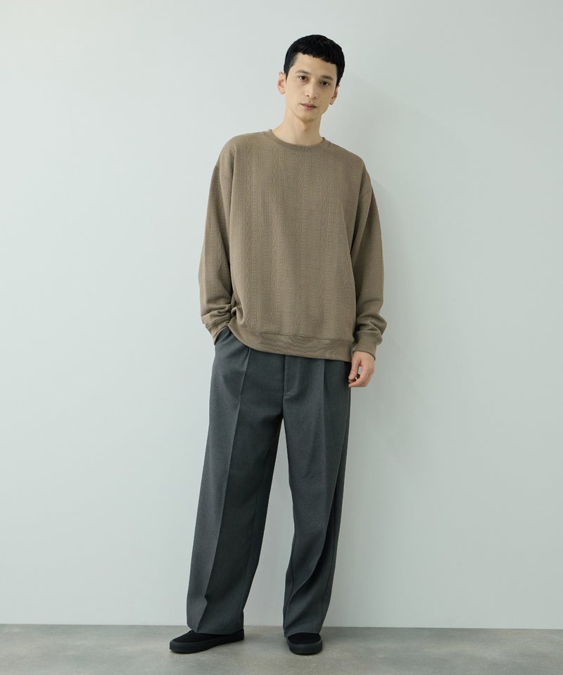 URBAN COLLECTION DECOTEX ふくれジャガード スウェット メンズ商品画像-9