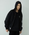 クロスモチーフバックプリントジップパーカー メンズ商品サムネイル-9