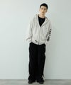 クロスモチーフバックプリントジップパーカー メンズ商品サムネイル-25