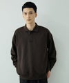 URBAN COLLECTION  DECOTEX ふくれジャガード ポロトレーナー メンズ商品サムネイル-1