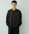 URBAN COLLECTION DECOTEX ふくれジャガード ポロトレーナー メンズ商品サムネイル-3