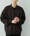 URBAN COLLECTION DECOTEX ふくれジャガード ポロトレーナー メンズ商品サムネイル-4