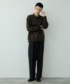 URBAN COLLECTION DECOTEX ふくれジャガード ポロトレーナー メンズ商品サムネイル-12