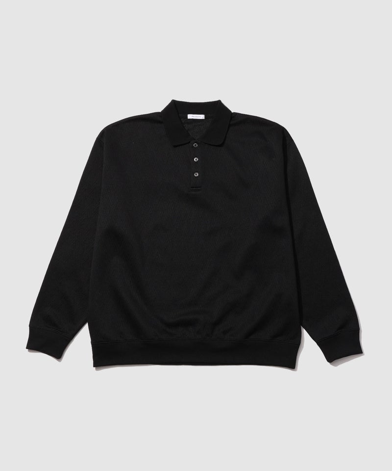 URBAN COLLECTION  DECOTEX ふくれジャガード ポロトレーナー メンズ商品画像-19