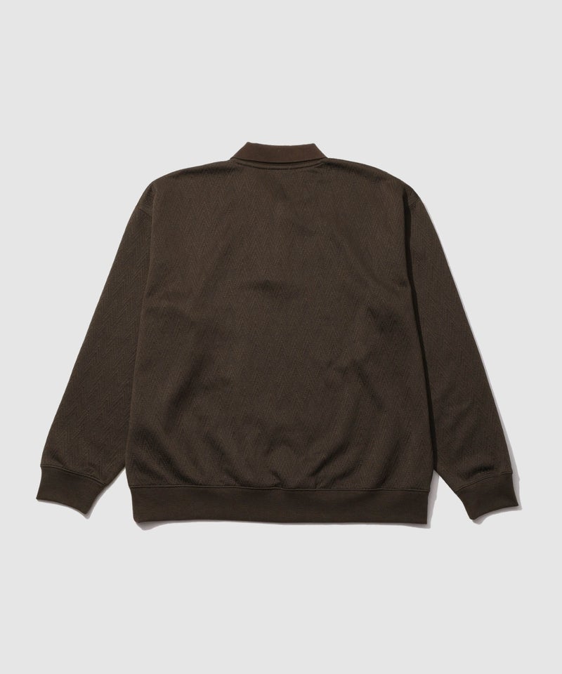 URBAN COLLECTION DECOTEX ふくれジャガード ポロトレーナー メンズ商品画像-20