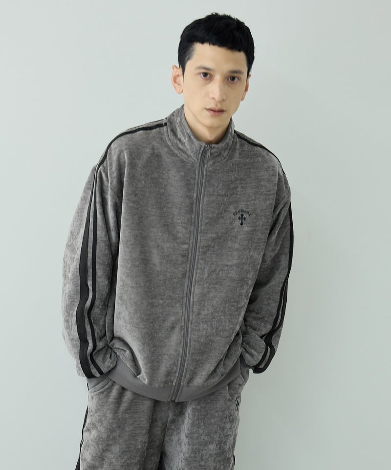 クロスモチーフカットモールトラックジャケット メンズ商品画像-12