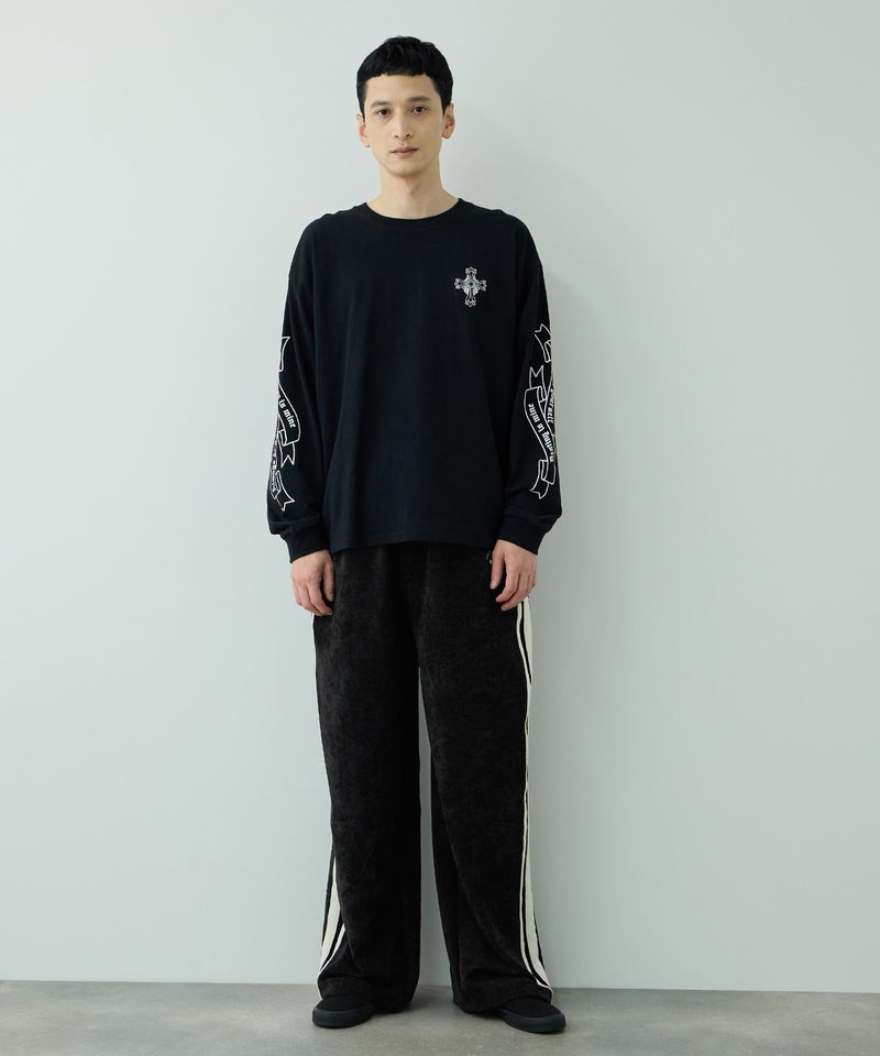 クロスモチーフカットモールパンツ メンズ商品画像-3