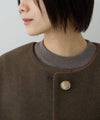 Free Nature 配色ノーカラージャケット レディース商品サムネイル-7