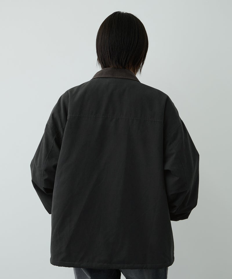 Free Nature 襟配色ブルゾン レディース商品画像-6