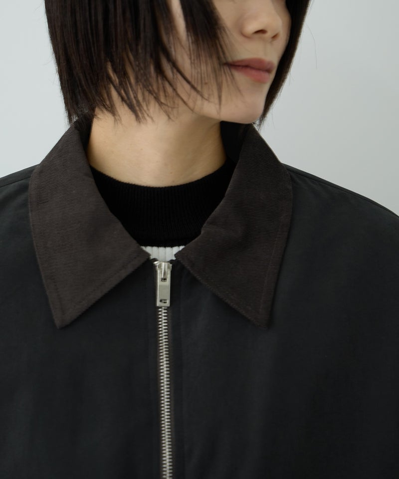 Free Nature 襟配色ブルゾン レディース商品画像-9