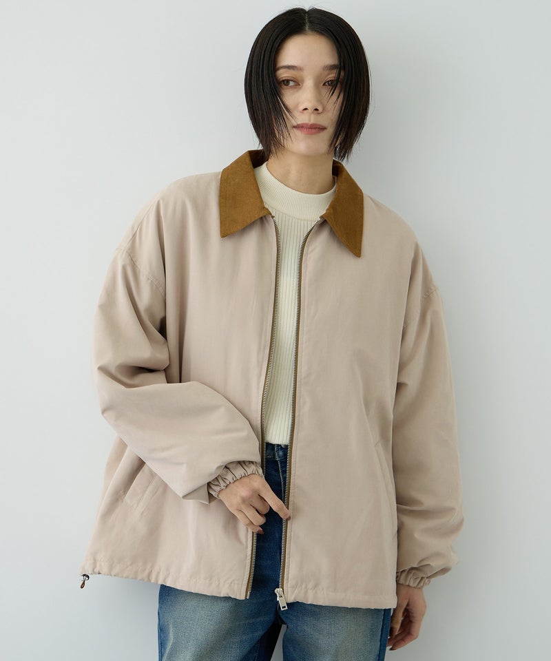 Free Nature 襟配色ブルゾン レディース商品画像-16