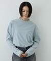 NAVY  MAC HEAT レースハイネックプルオーバー レディース メール便 対応商品商品サムネイル-4